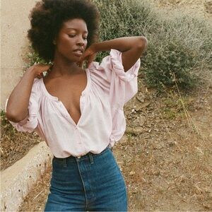 Doen Jeanne blouse wisteria M